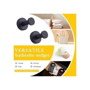 APLusee Juego de 2 ganchos para toallas de baño perchas_7