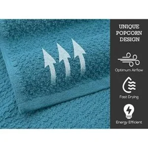 Tukasa Linens Paquete de 16 paños de algodón para cuerpo y_3