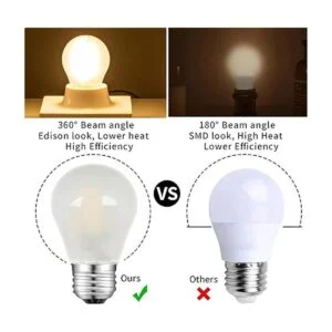 Bombilla A15 equivalente a 25 W base E26 baja potencia_4