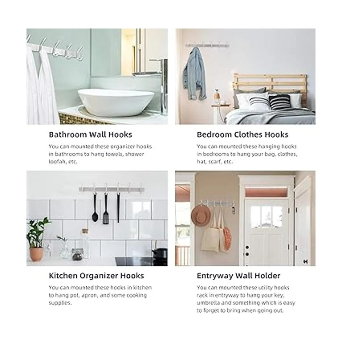 Ganchos de pared perchero para montaje en pared 4 trices_2