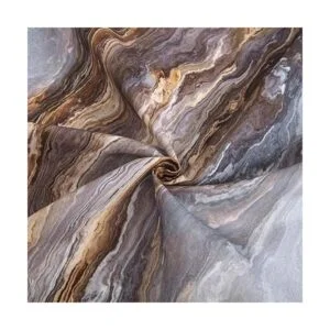 COSEVIER Cortina de ducha con textura de mármol para baño_7