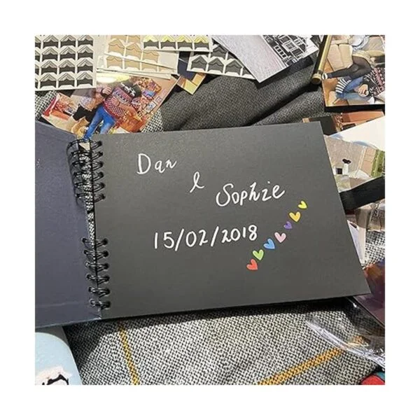 Tosnail Paquete de 2 80 páginas álbum de recortes álbum_6