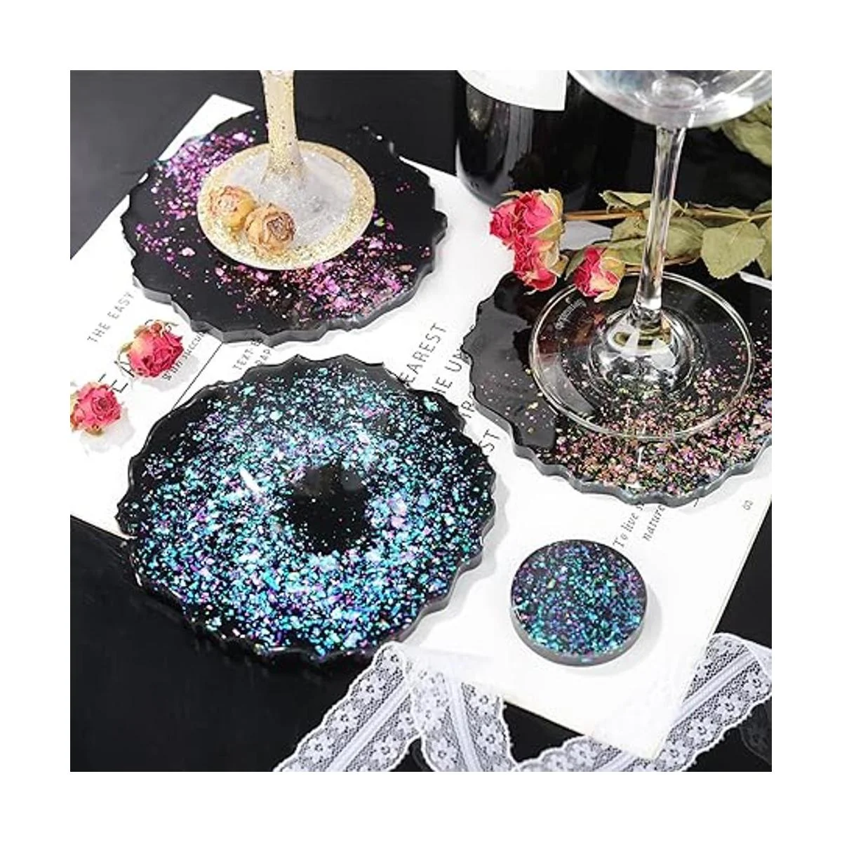 LETS RESIN Copos gruesos camaleón suministros de resina_4