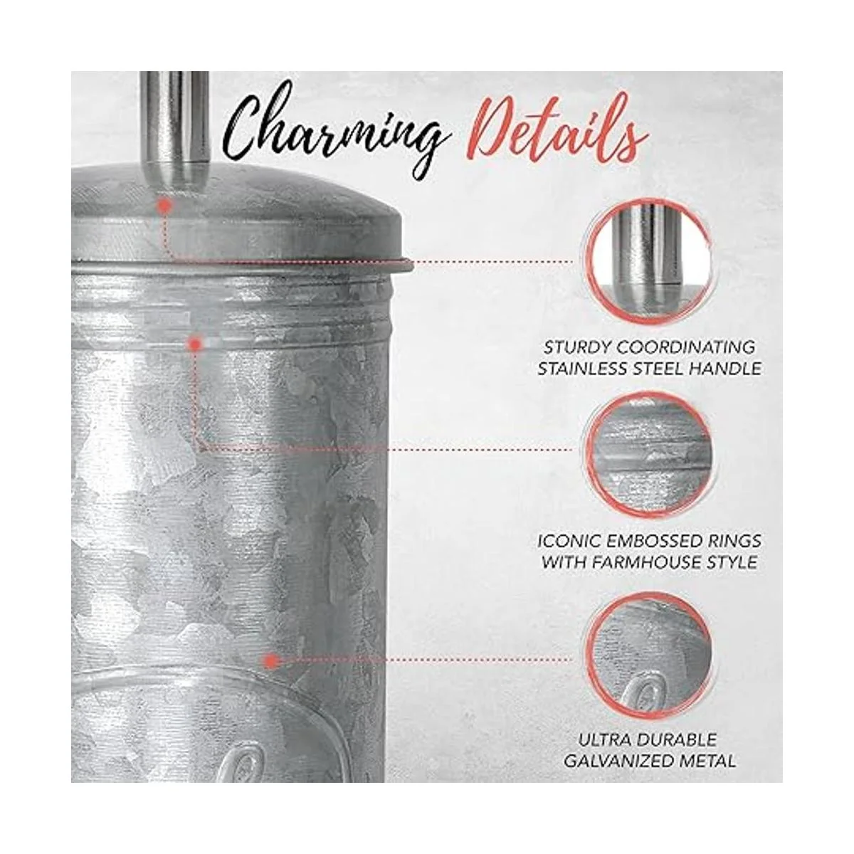 Autumn Alley Juego de cepillo de inodoro rústico y soporte_3