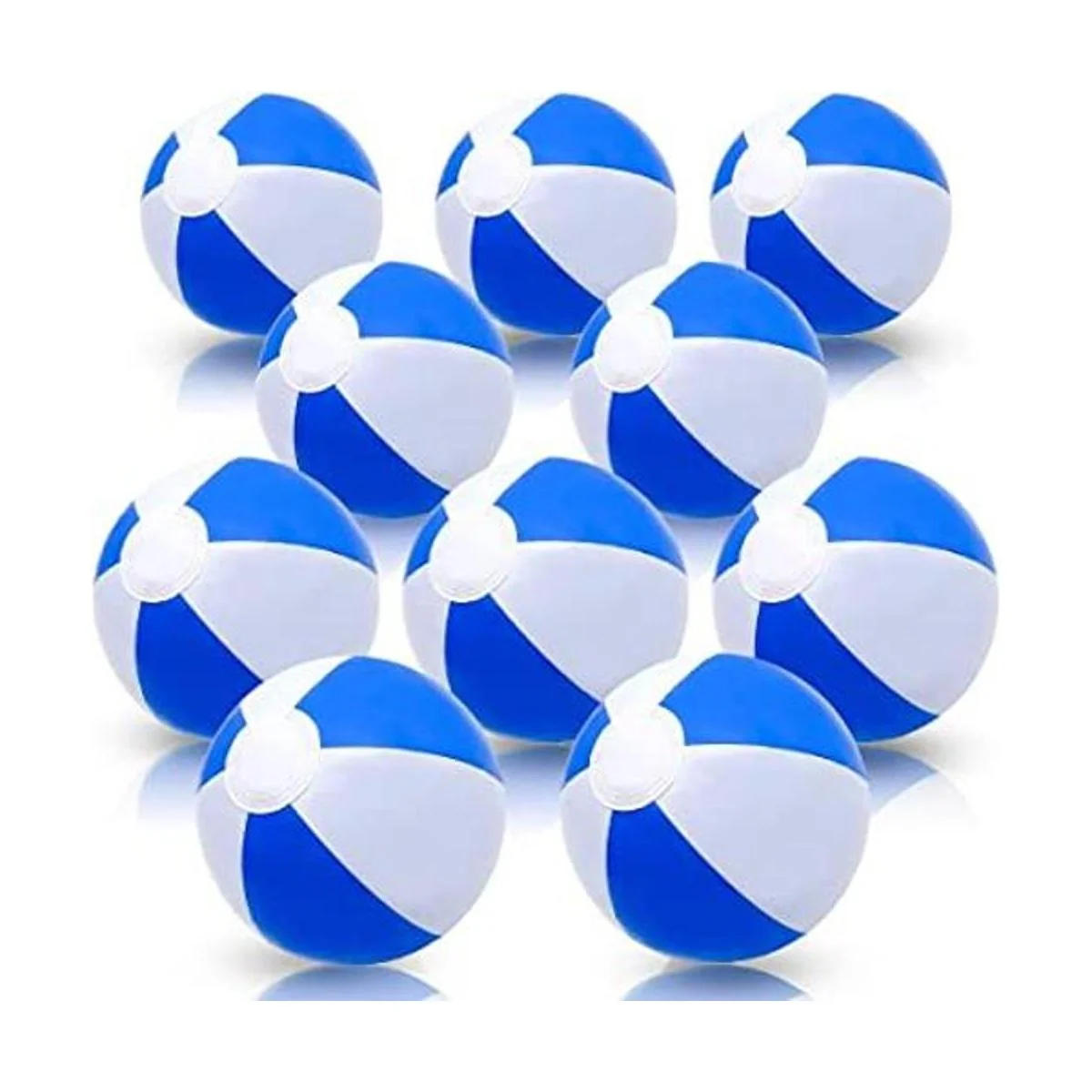 ArtCreativity Pelotas de playa azules y blancas para_1
