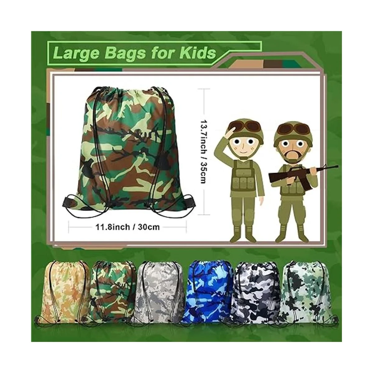 Paquete de 14 bolsas de cordón para niños regalos de_2