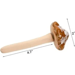 Peohud Paquete de 12 setas de cerámica para jardín_2