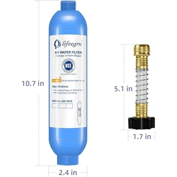 Lifeegrn Filtro de agua para RV con protector de_5