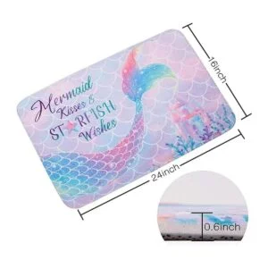 RosieLily Alfombra de baño 24 x 16 pulgadas súper suave_2