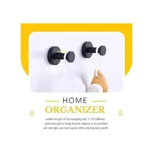 APLusee Juego de 2 ganchos para toallas de baño perchas_4