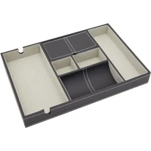 Bandeja de valet para hombre organizador de mesita de_3
