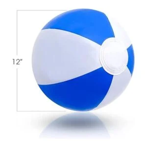 ArtCreativity Pelotas de playa azules y blancas para_3