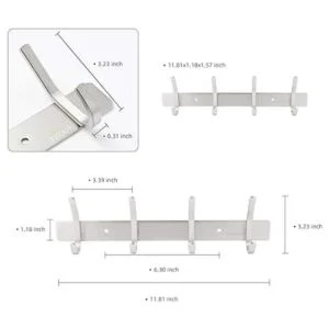 Ganchos de pared perchero para montaje en pared 4 trices_6