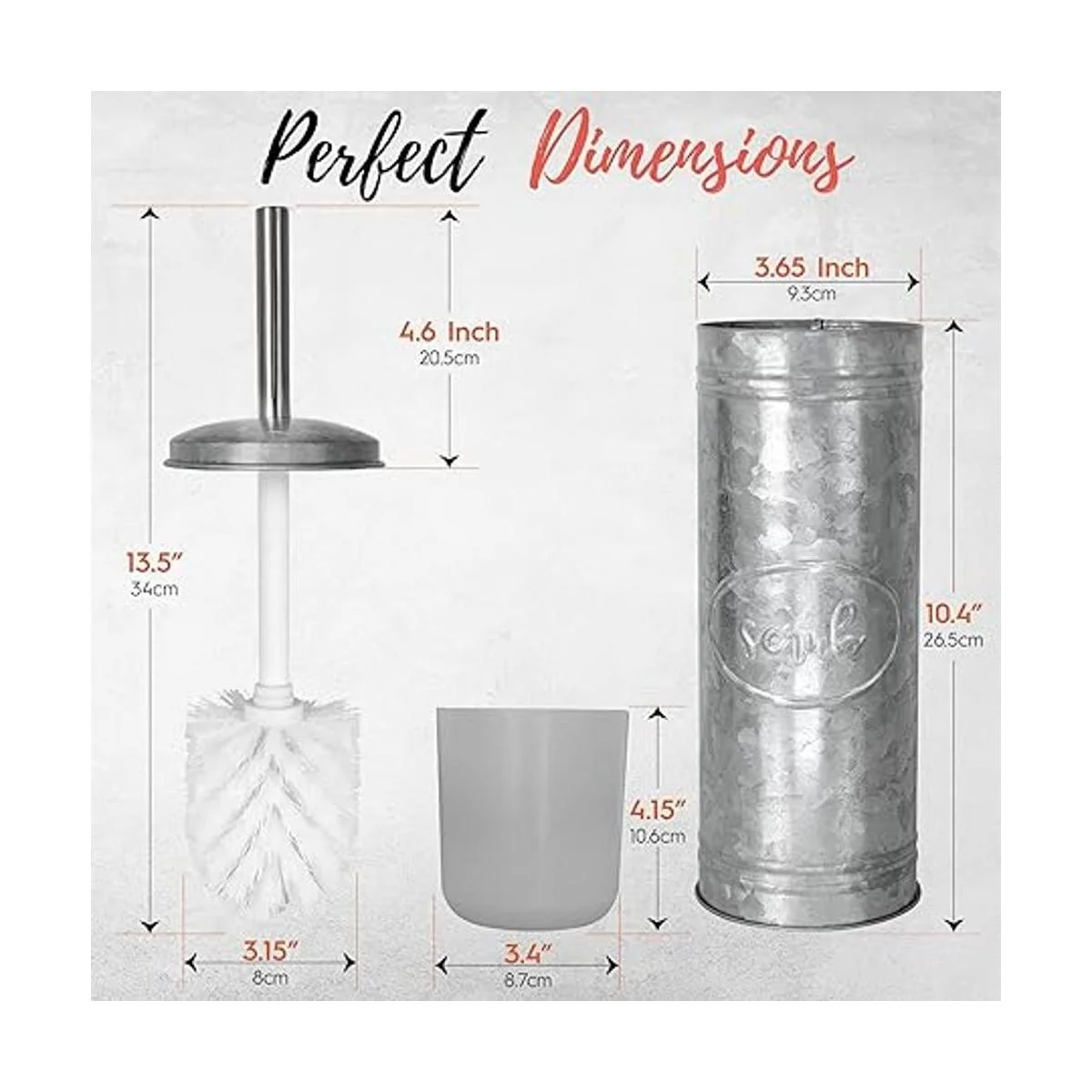 Autumn Alley Juego de cepillo de inodoro rústico y soporte_7