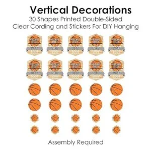 Big Dot of Happiness Nothin but Net Baloncesto Ducha_4