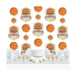 Big Dot of Happiness Nothin but Net Baloncesto Ducha_2