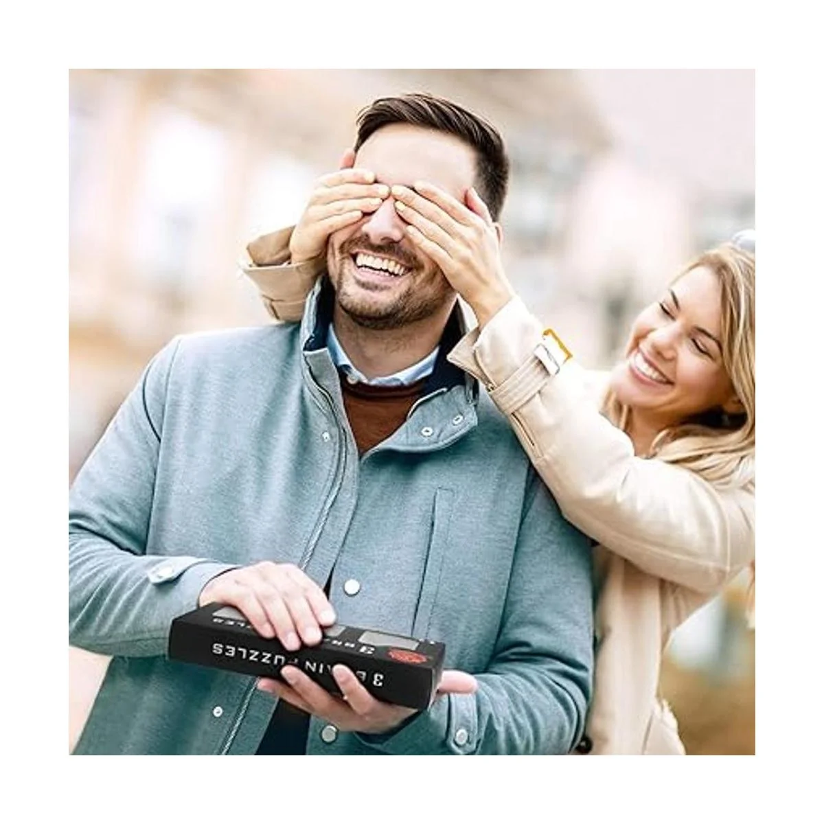 Juguete de rompecabezas de metal de 3 piezas para el_5