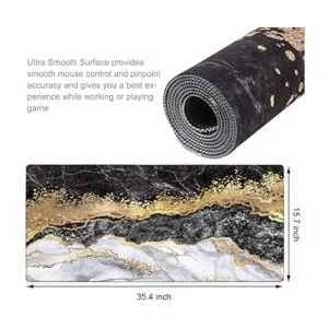 HAOCOO Tapete de escritorio para oficina 35.4 x 15.7_2