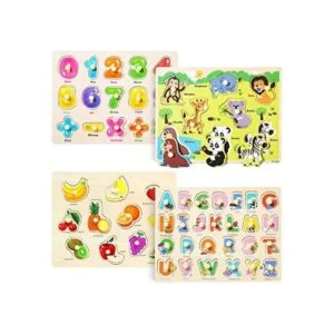 GRINNNIE Rompecabezas de madera para niños pequeños de 2_1