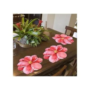 Paquete de 50 alfombrillas desechables de papel en forma_2