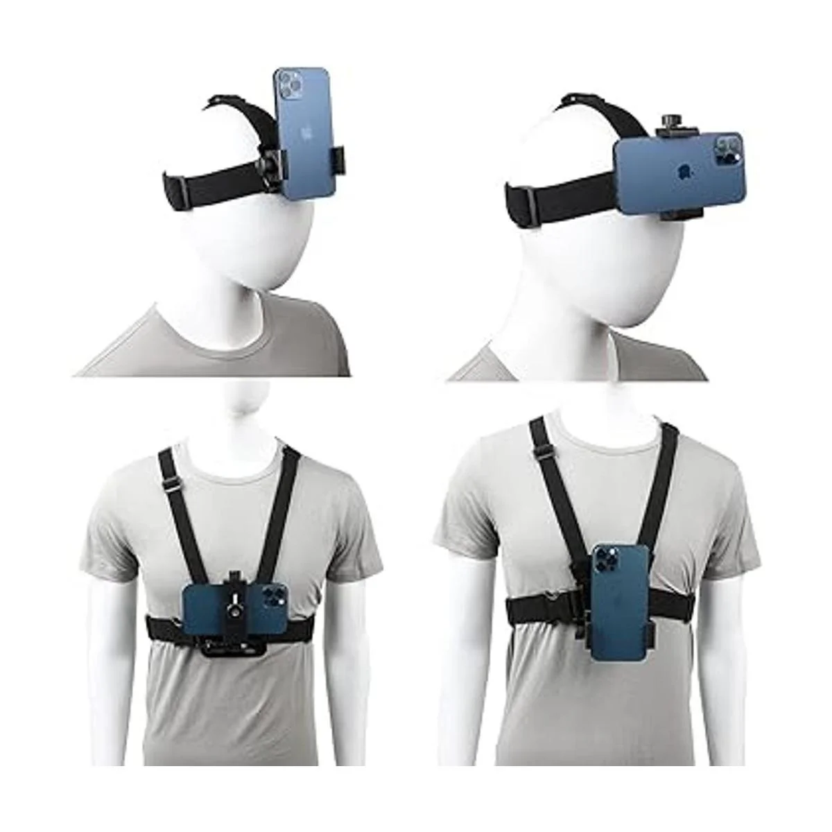 Kit de soporte de correa de pecho para teléfono celular_2