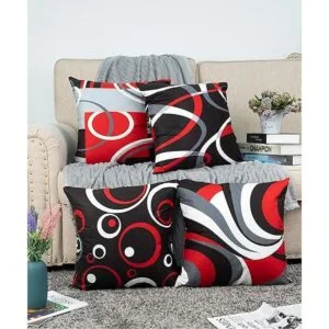 D DIFARIC Juego de 4 fundas de almohada decorativas de 18_2