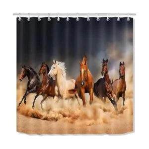 LB Western Cortina de ducha para niños diseño de_2