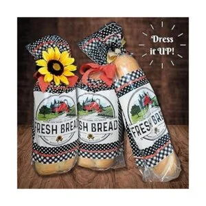 Bolsas de pan para pan casero con lazos granja grande_5