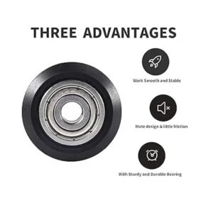 Juego de 48 ruedas de polea POM para impresora 3D con_2