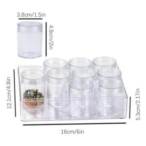 2 recipientes de almacenamiento de cuentas de 12 piezas_5