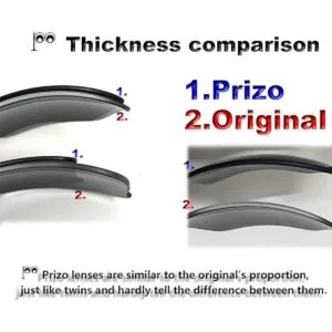 Prizo Lentes de repuesto polarizadas para gafas de sol_4