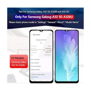 YWLRONG Pantalla para Samsung Galaxy A32 5G A326U de_3