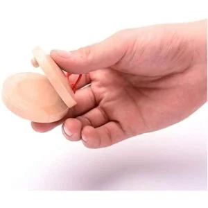 Instrumento de percusión castañuela española de madera_3