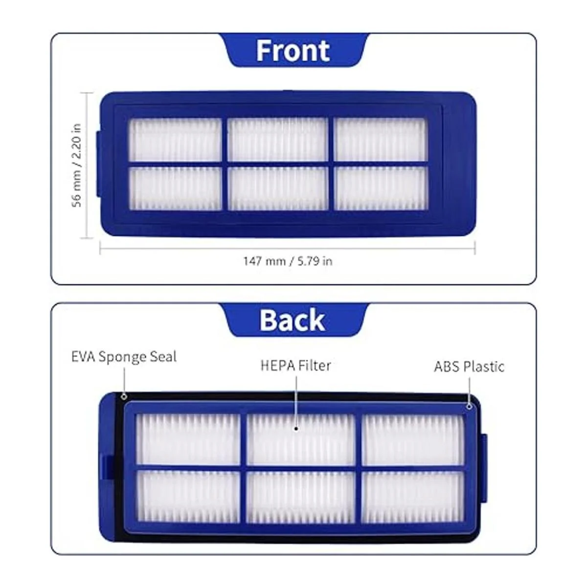 Neutop Filtro de repuesto para aspiradoras robóticas eufy_3