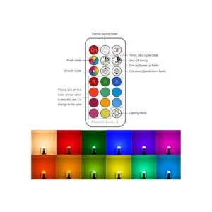 HEKEE Bombillas LED de candelabro E12 vela que cambia de_4