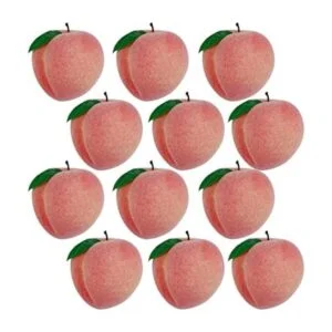 Happy Trees 12 piezas de fruta artificial de simulación de_1