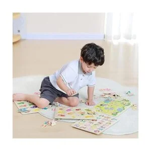 GRINNNIE Rompecabezas de madera para niños pequeños de 2_3