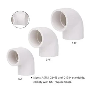 Paquete de 20 accesorios de tubería de codo de 34_3