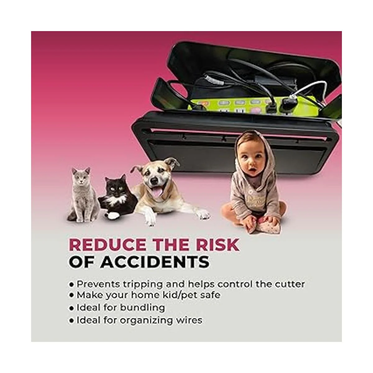 Caja de gestión de cables organizador de cables La caja_5