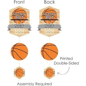 Big Dot of Happiness Nothin but Net Baloncesto Ducha_6