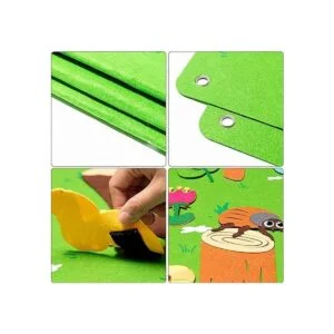 WATINC Juego de historias de fieltro para enseñanza de_3