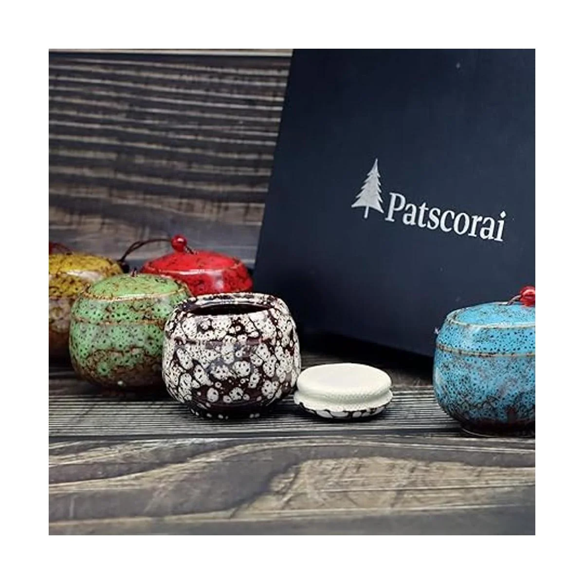 patscorai Urnas pequeñas para cenizas humanas juego de 5_5