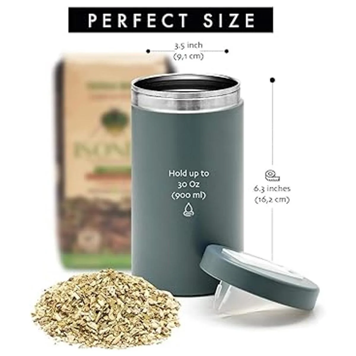 BALIBETOV Yerba Mate Contenedor Yerbero con boquilla_3