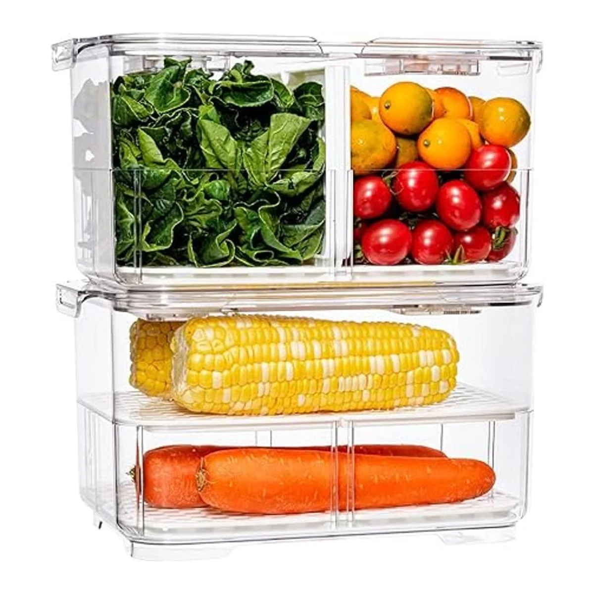 blitzlabs Contenedores organizadores de refrigerador para_2