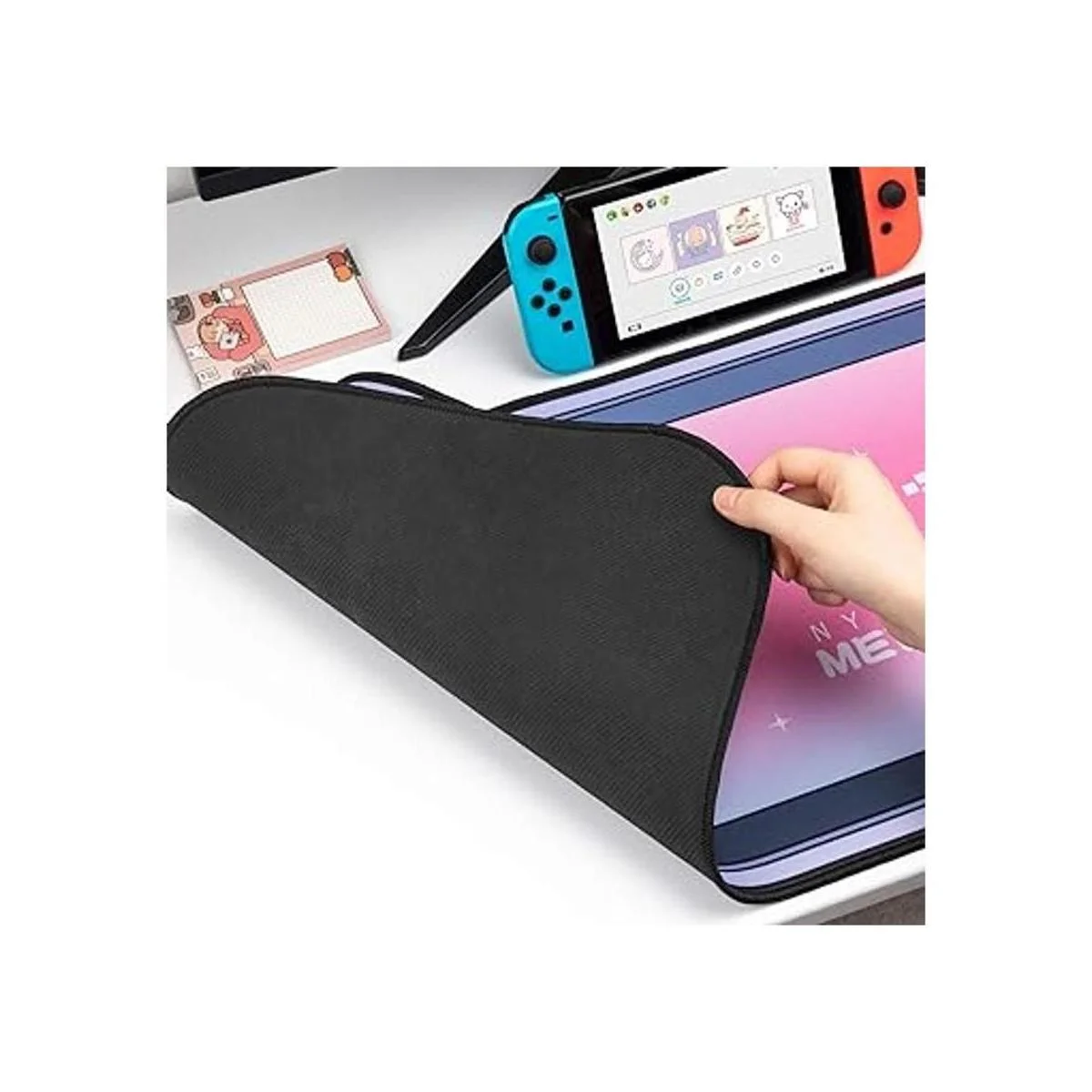 YOCORE Alfombrilla de mouse para orejas de gato base de_3