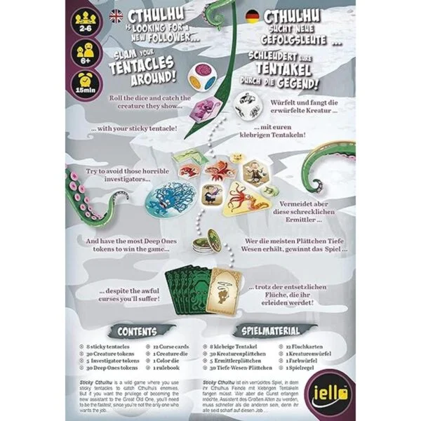 IELLO Sticky Cthulhu juego de mesa de estrategia_2