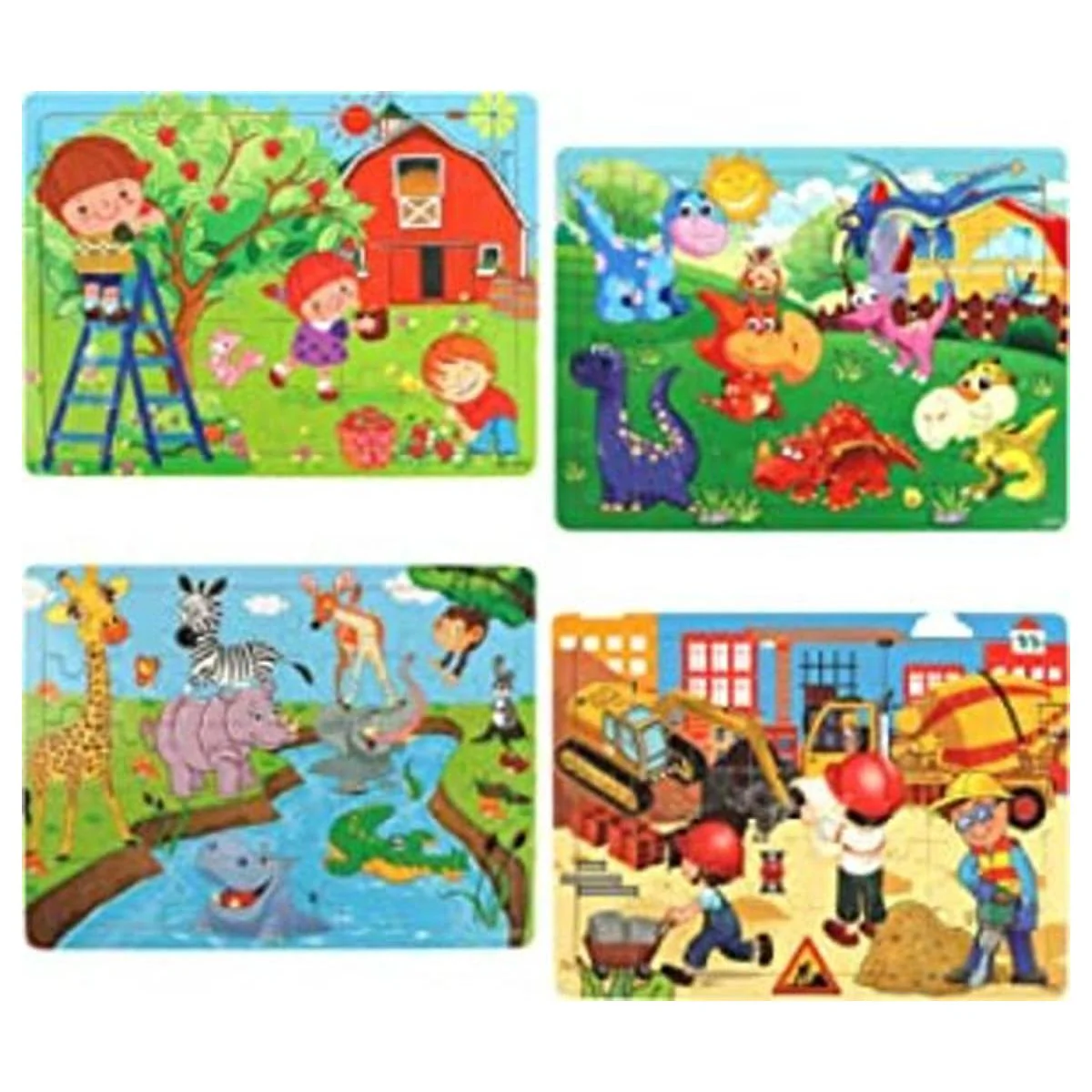 SYNARRY Rompecabezas para niños de 4 a 8 años paquete de_1