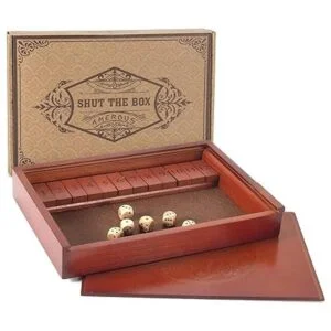AMEROUS Juego de dados Shut The Box juego de matemáticas_3