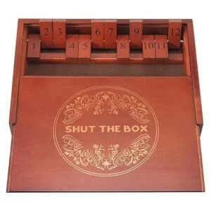 AMEROUS Juego de dados Shut The Box juego de matemáticas_2