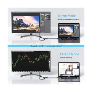 Adaptador USB a HDMI concentrador USB 5 en 1 3.0 con HDMI_6